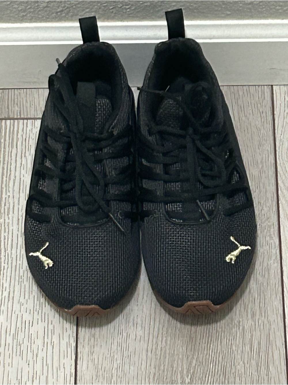 PUMA Axelion NXT Women's Running Shoes – Black/Gold/Gum – Size 7